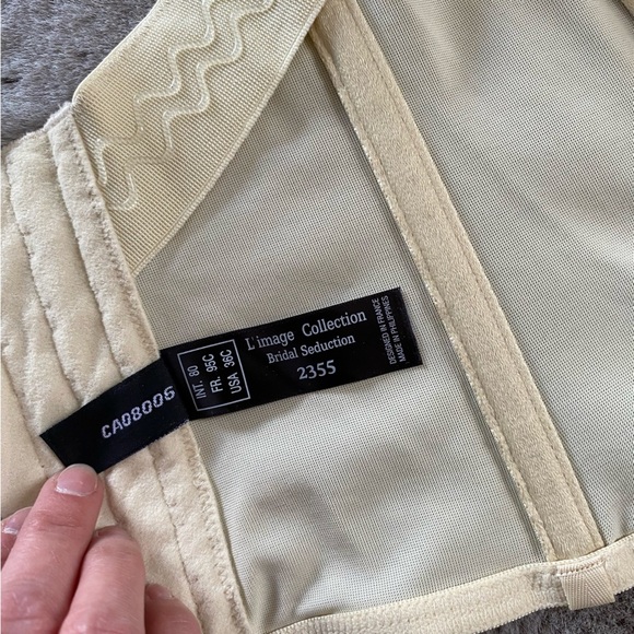 NWT Le Mystère Bridal Seduction L’Image Collection 2355 Bustier Corset Ivory 36C - Picture 9 of 13